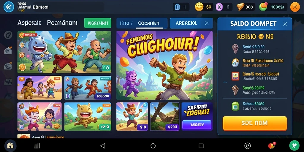 Screenshot antarmuka pengguna yang ramah dan mudah digunakan.