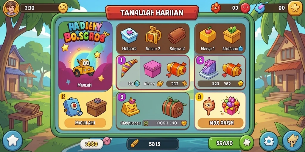 Tantangan level yang seru dan menantang.