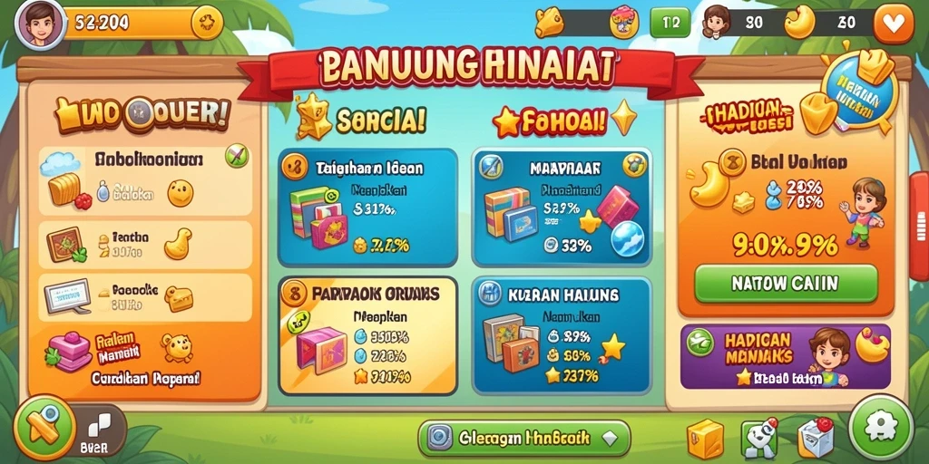 Pengalaman bermain yang seru dan mendebarkan.