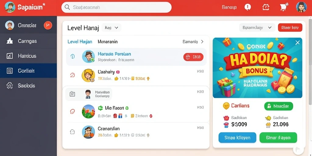 Karakter-karakter unik yang dapat dimainkan.