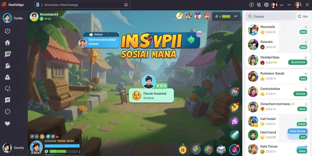 Screenshot menunjukkan aksi seru dalam pertempuran.