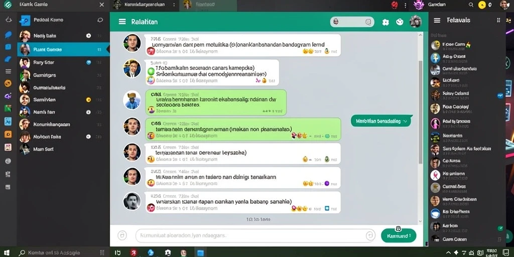 Fitur sosial yang memungkinkan interaksi antar pemain.