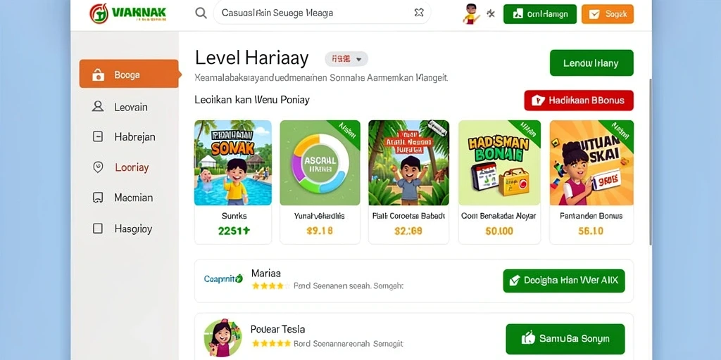 Ragam karakter menarik yang dapat dimainkan.