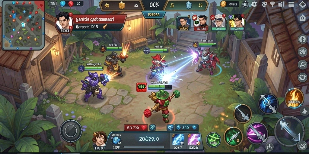Mode multiplayer yang seru dan kompetitif.